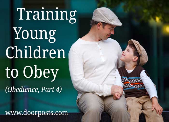 Training Young Children to Obey (Obedience, Part 4 on the Doorposts Blog)