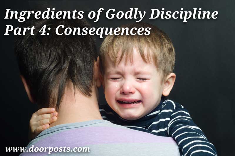 Ingredients of Godly Discipline, Part 4: Consequences