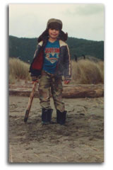 Young Joseph at the beach