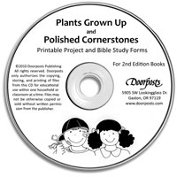 Plants Grown Up and Polished Cornerstones Study Forms on CD